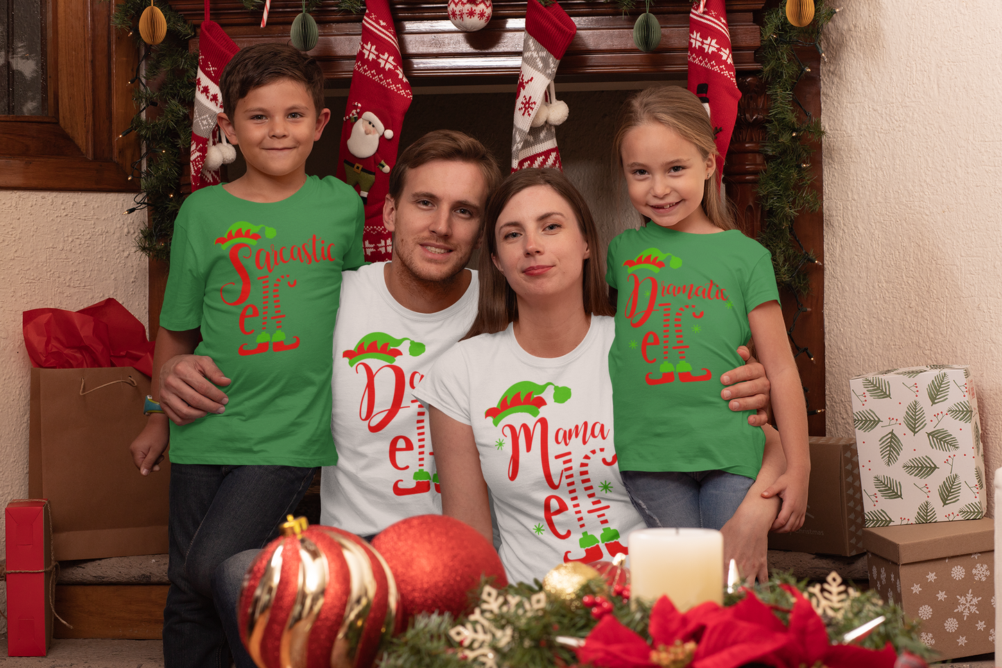 Graphic Tee - Elf Family Christmas Shirt