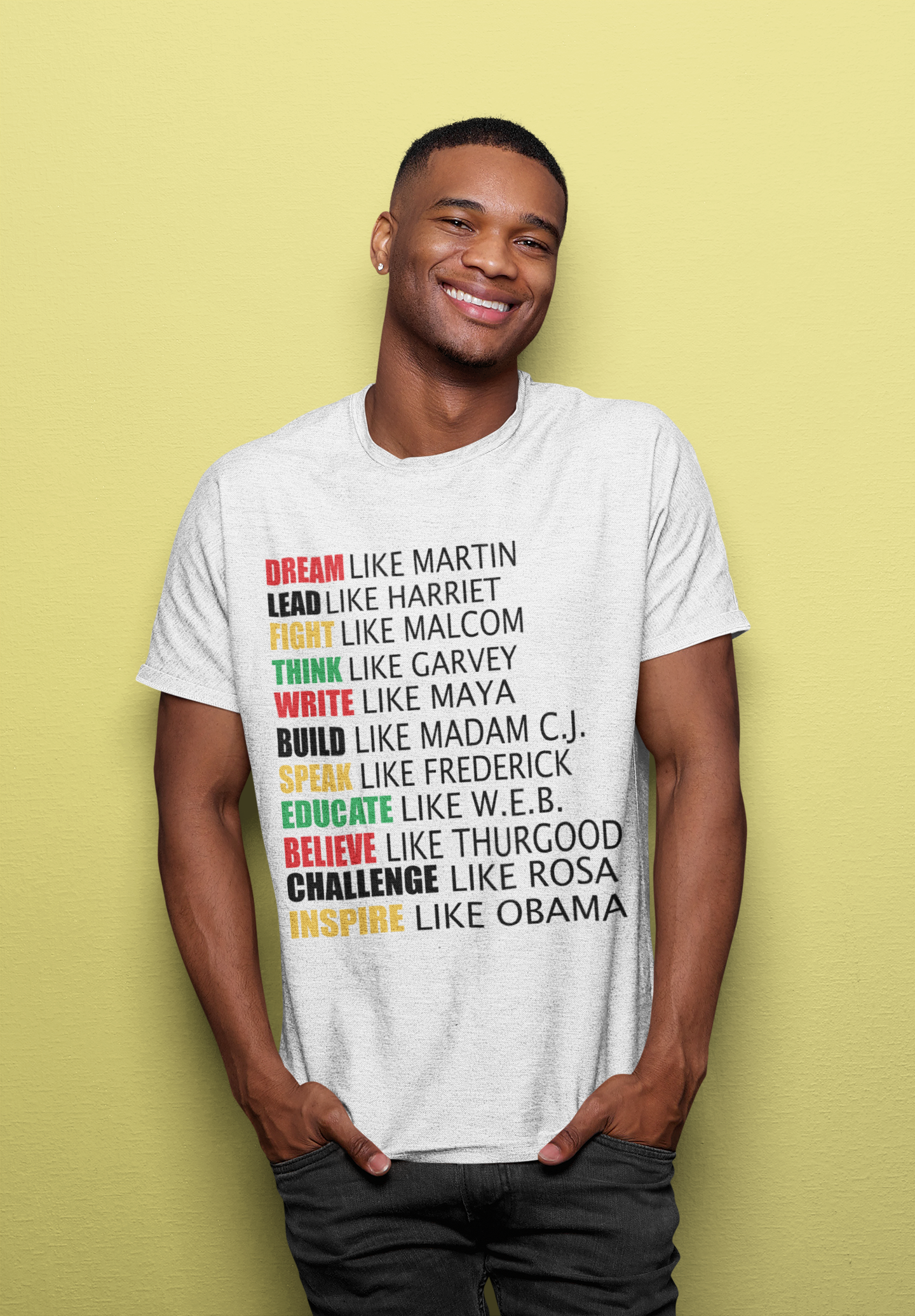Graphic Tees- Dream Like ... Black History