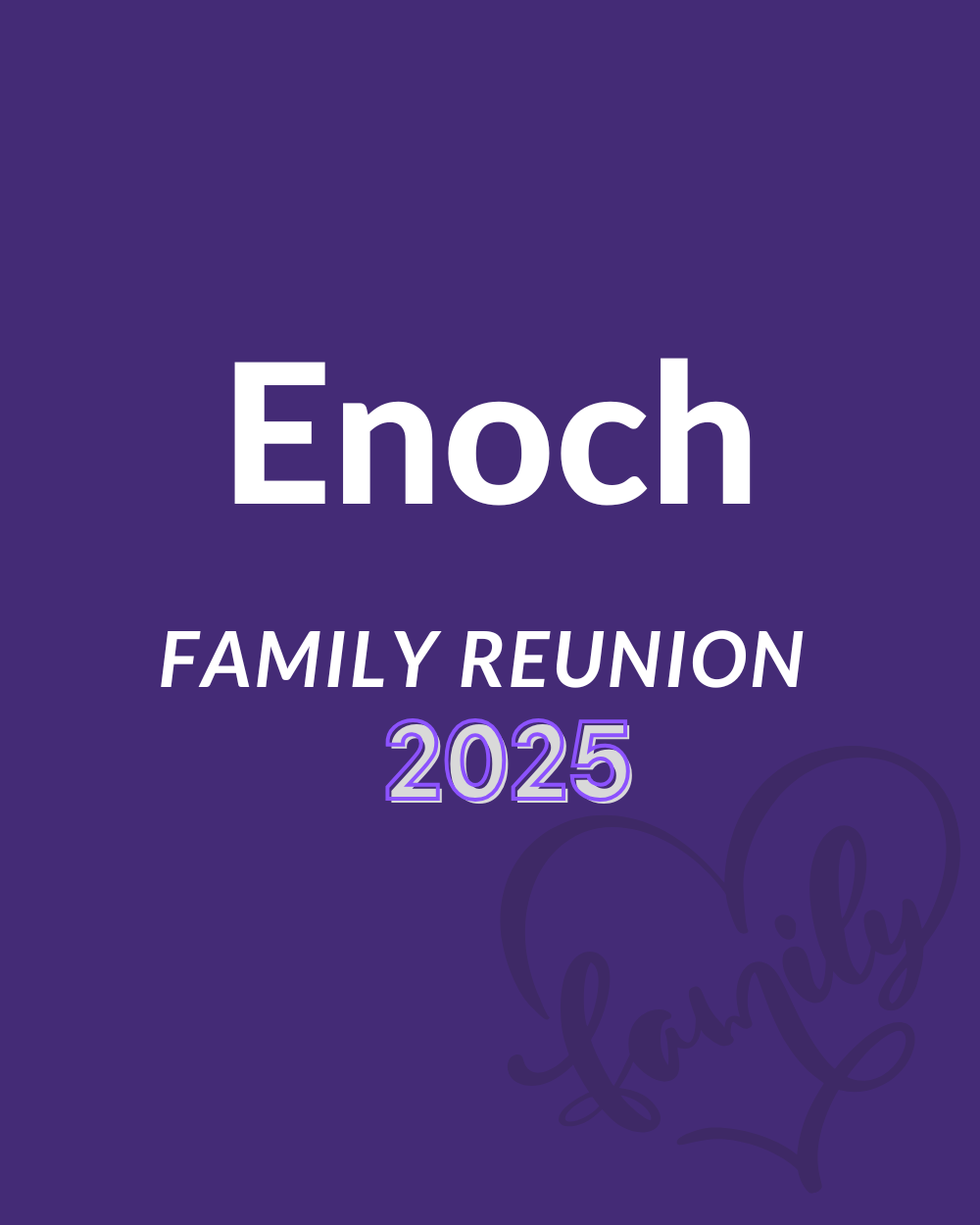 Enoch Family Reunion