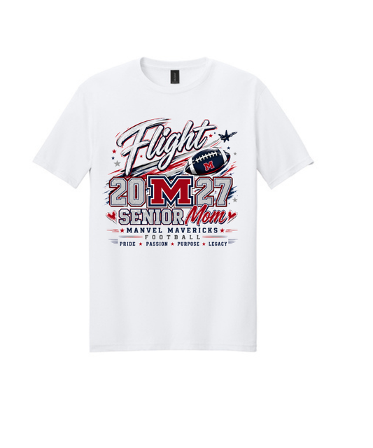 Manvel High School- Senior Moms Take Flight- Cotton Tee