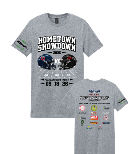 Pearland ISD Education Foundation- Hometown Showdown Unisex Cotton Tee