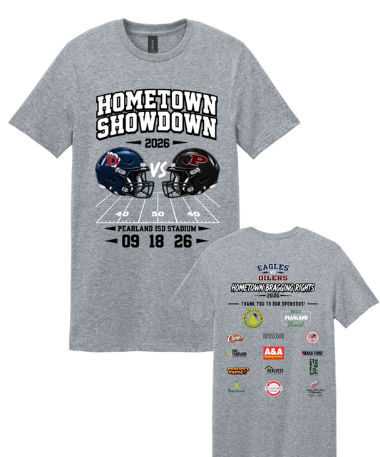 Pearland ISD Education Foundation- Hometown Showdown Unisex Cotton Tee