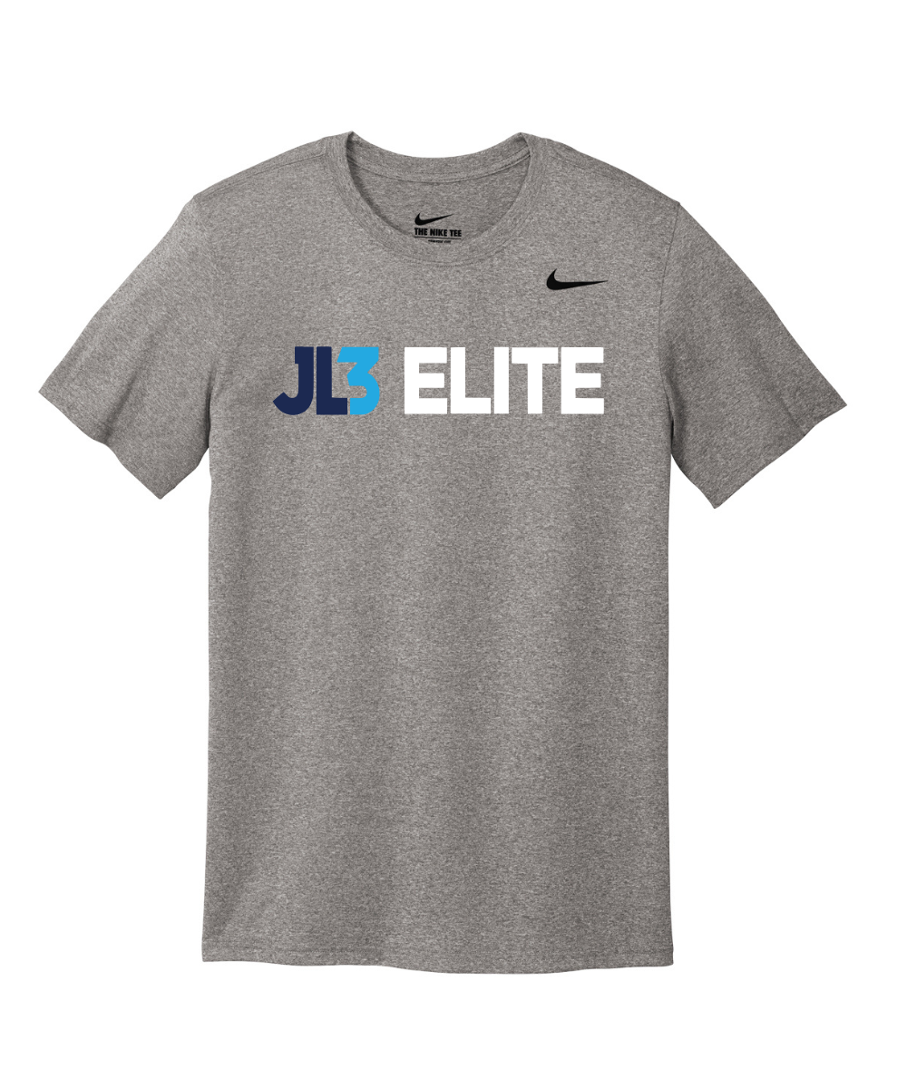 JL3 Elite- JL3 Nike rLegend Tee- Carbon Heather