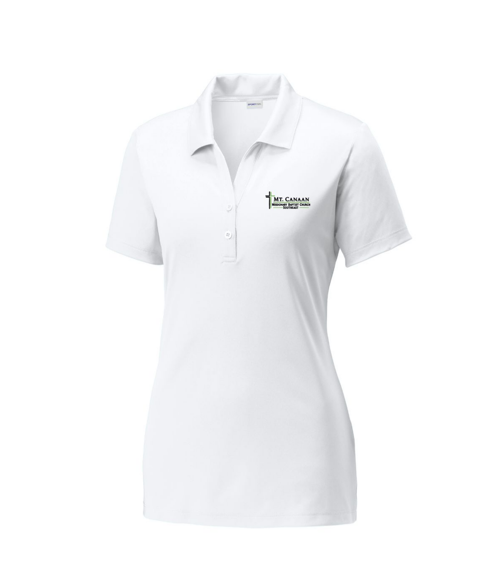 Mt Canaan Missionary Baptist Church - MBC Logo Ladies Performance Polo
