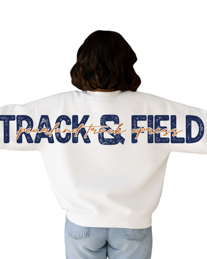 PTX- Pearland Track Xpress Oversized print Crewneck