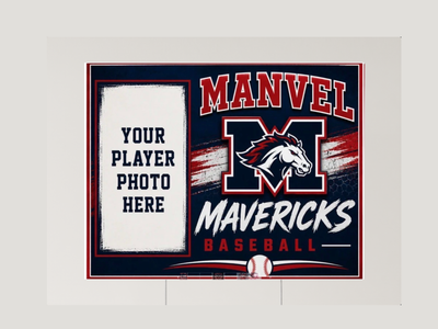 Manvel Baseball - Yard Sign 2026