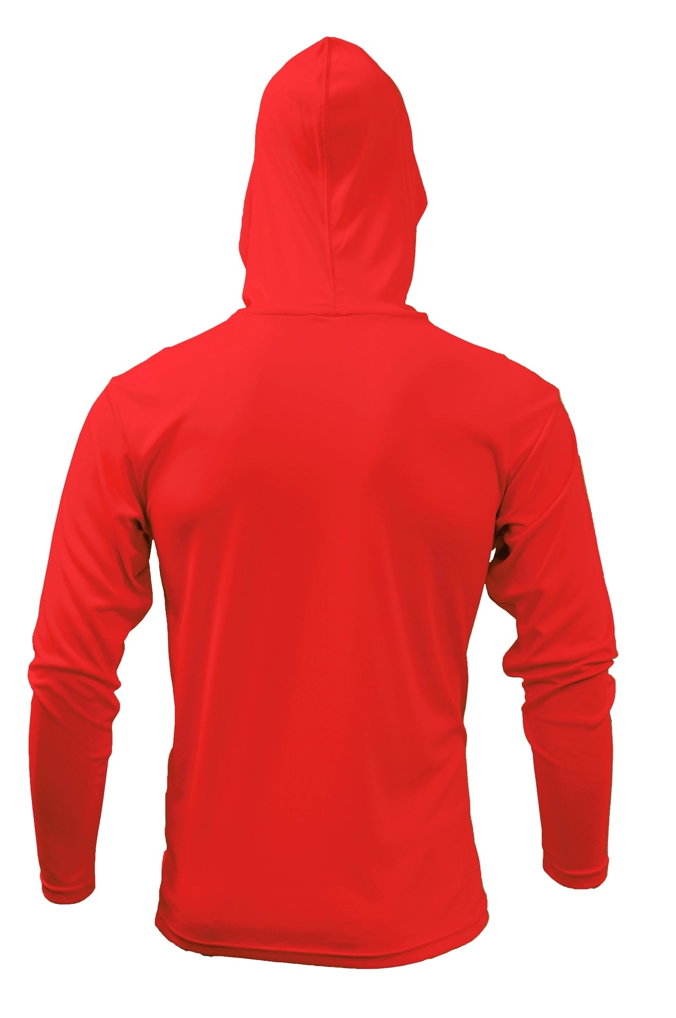 Bellaire HS- Hooded Longsleeve Performance Tee- Red