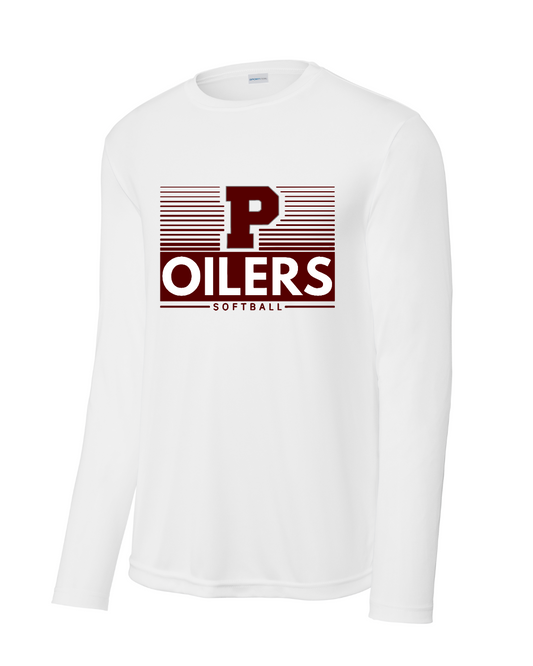 PHS Softball-P Oiler Long Sleeve Performance Tee