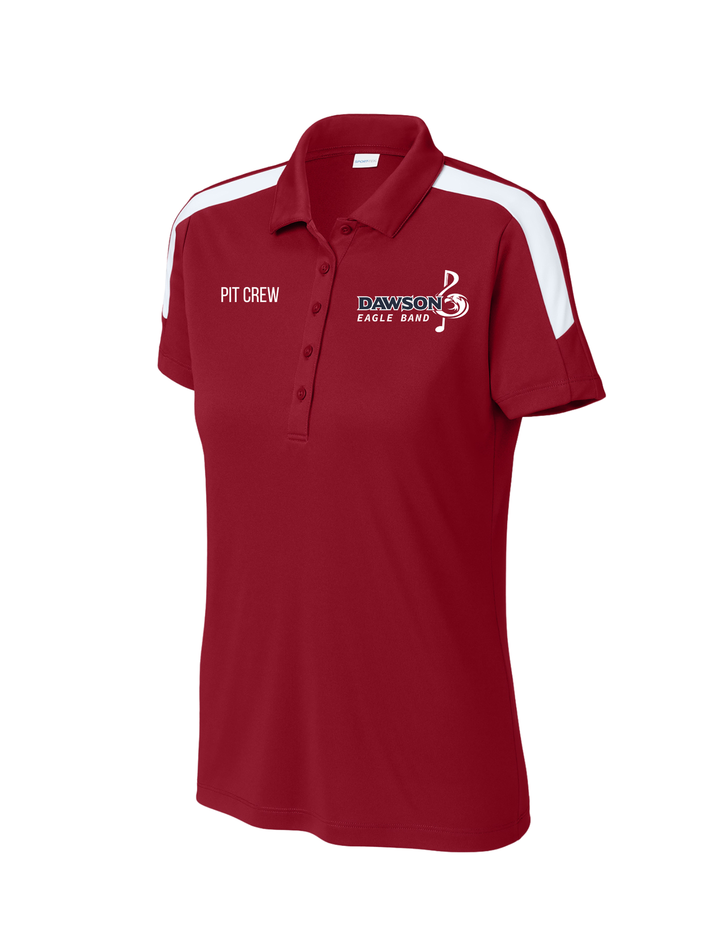 Dawson HS Band - Dawson Band Pit Crew Embroidered Ladies Polo
