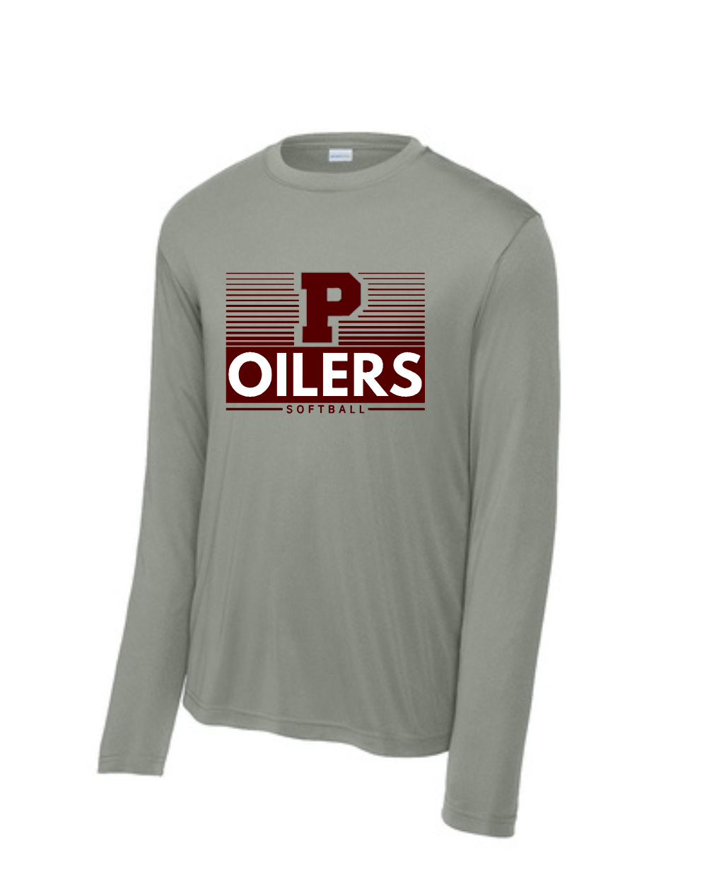 PHS Softball-P Oiler Long Sleeve Performance Tee