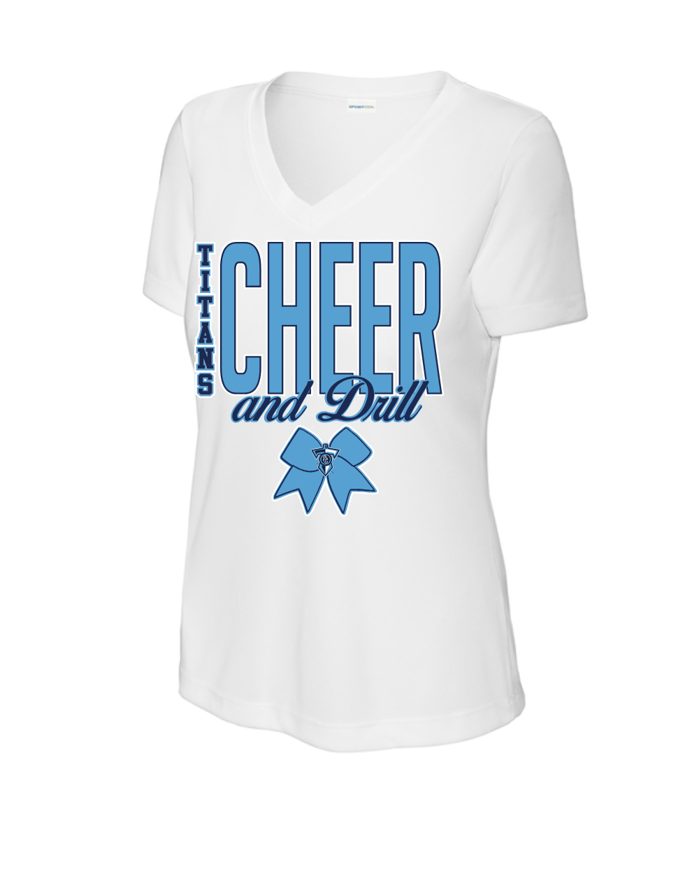 Shadow Creek Titans- Shadow Creek Cheer  Ladies  Vneck Short Sleeve Performance Tee