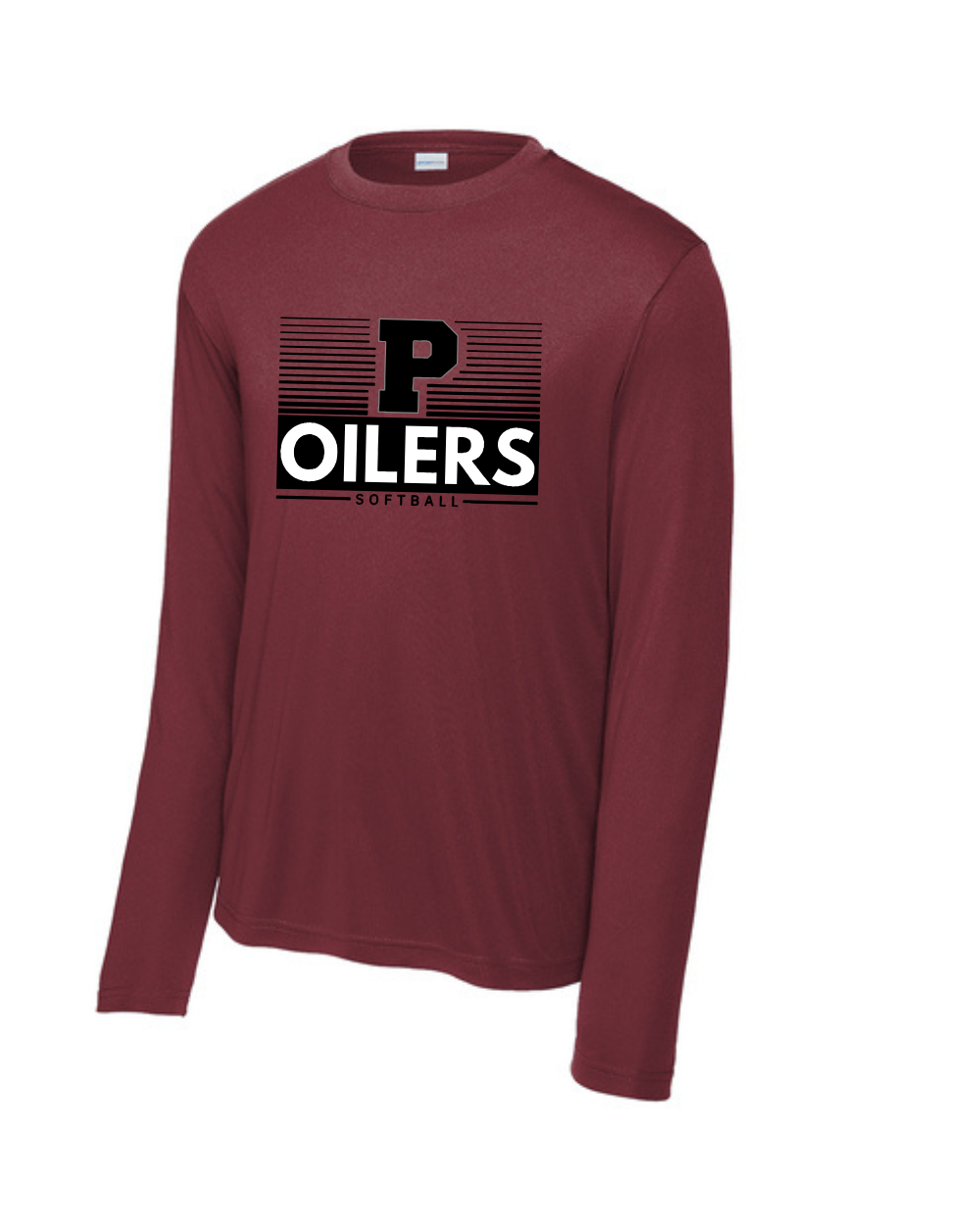 PHS Softball-P Oiler Long Sleeve Performance Tee