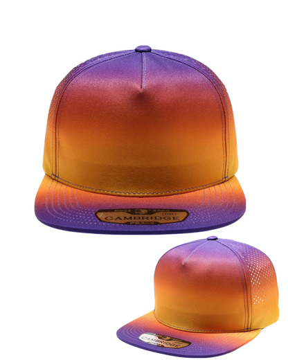 Hats- Cambridge Ombre Perforated Snap Back Hats