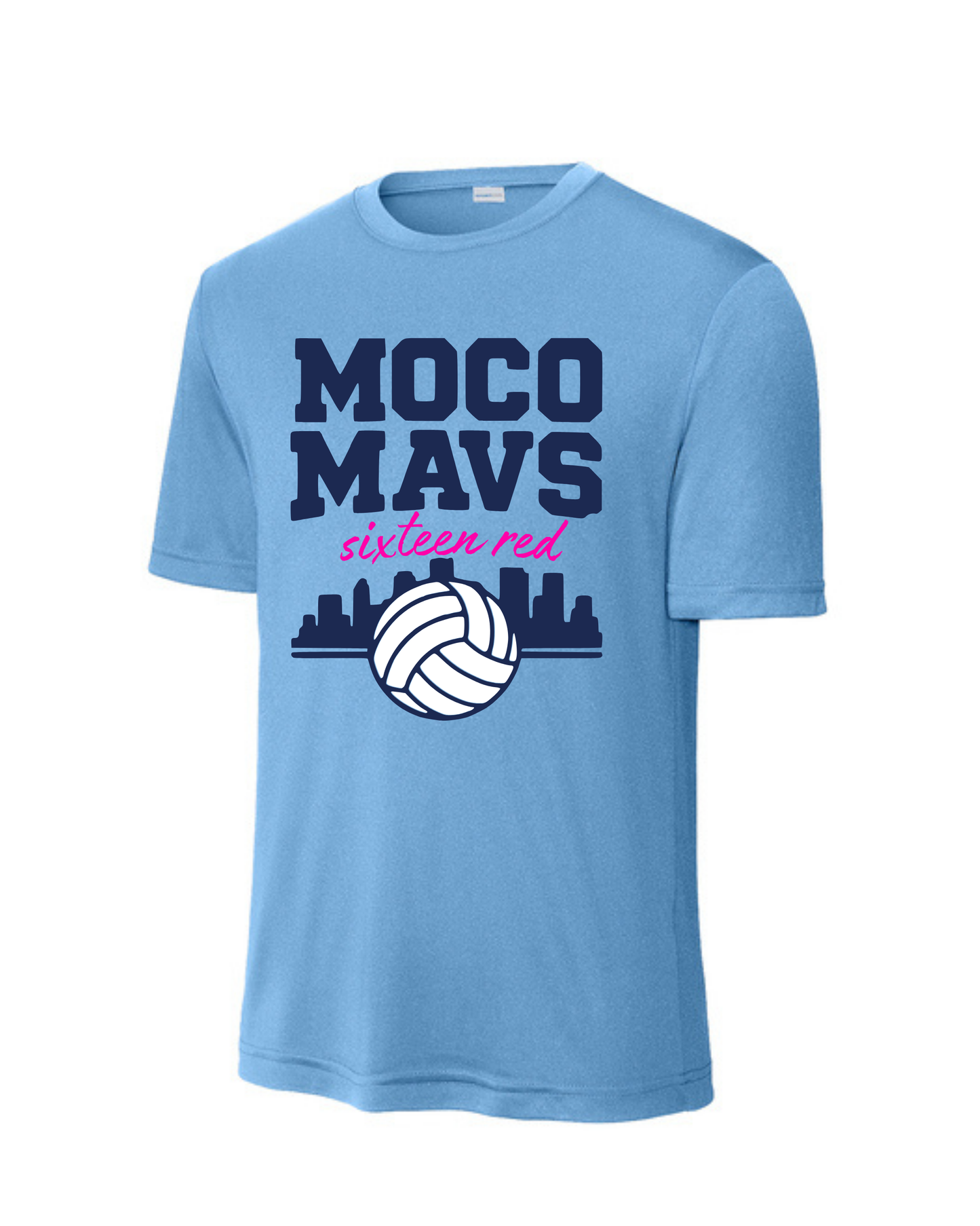 Moco Mavs - Sixteen Red Performance Tee