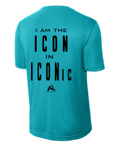 Icon Athletics- Iconic Performance Tee- Teal