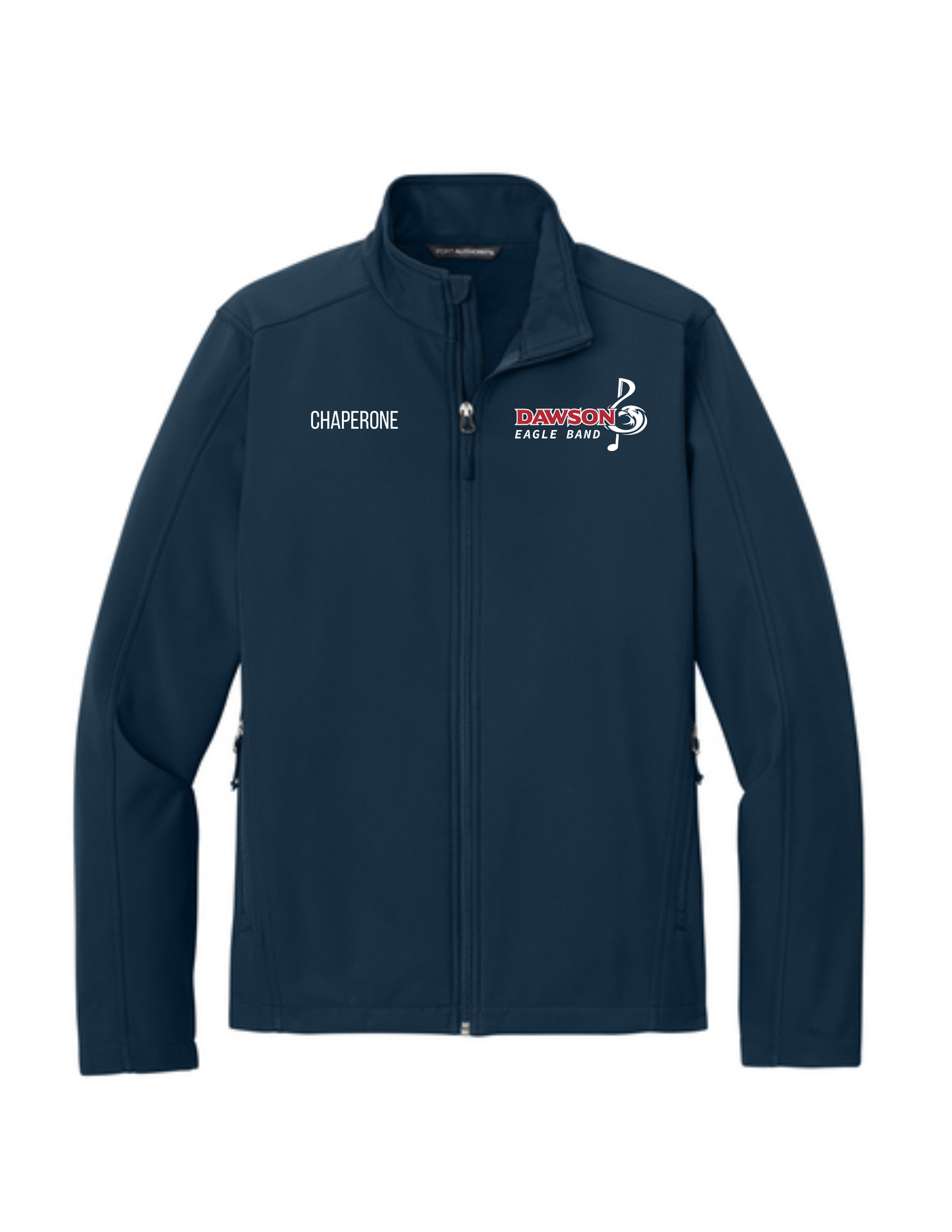 Dawson HS Band - Chaperone Embroidered Band Logo - Men's Soft Shell Jacket