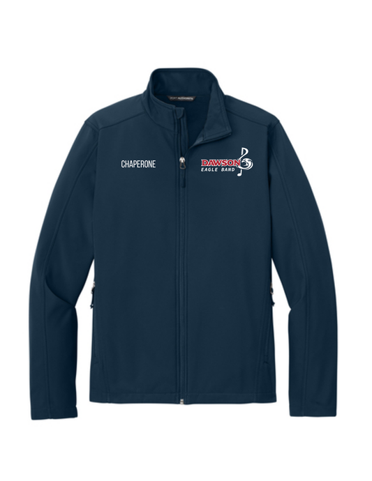 Dawson HS Band - Chaperone Embroidered Band Logo - Men's Soft Shell Jacket