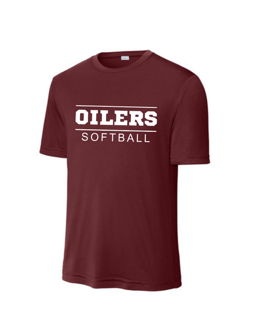 PHS Softball- Oiler Softball Short Sleeve Performance Tee