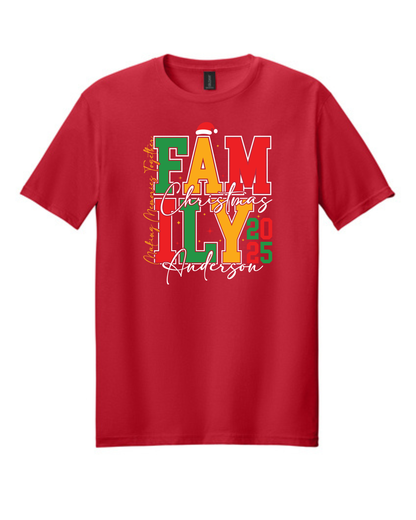 Gift- Family Matching tee - Family 2025