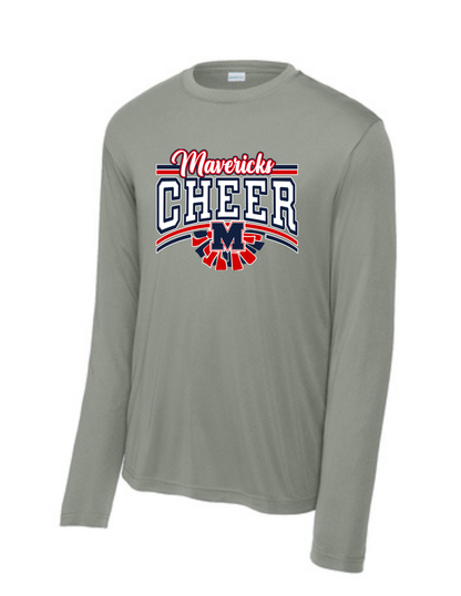 Manvel Cheer -  Maverick Cheer Long Sleeve Performance Tee