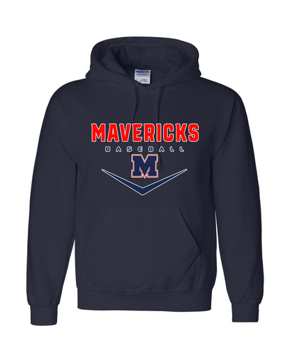 Mavericks Baseball- Mavericks Baseball Cotton blend Hoodie