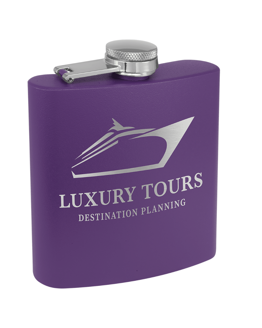 Gift- Laser Engraved Powder Coated  Flask