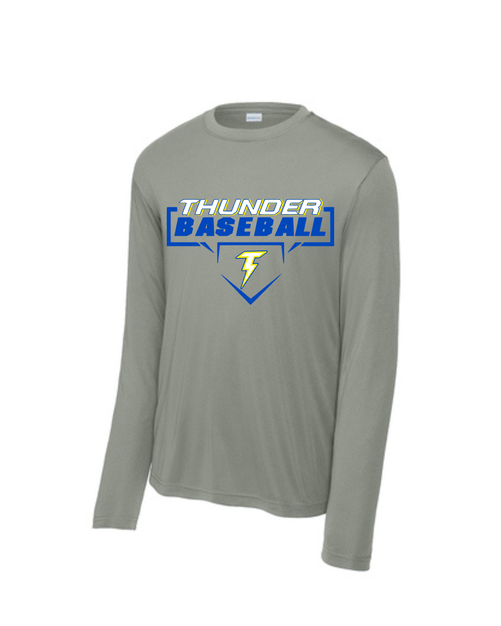 Thunder Baseball-Thunder Baseball Diamond Long Sleeve Performance Tee