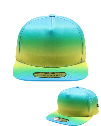 Hats- Cambridge Ombre Perforated Snap Back Hats