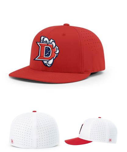 Dawson Football Booster Club- Richardson Performance Fitted Hat -3D Claw Logo