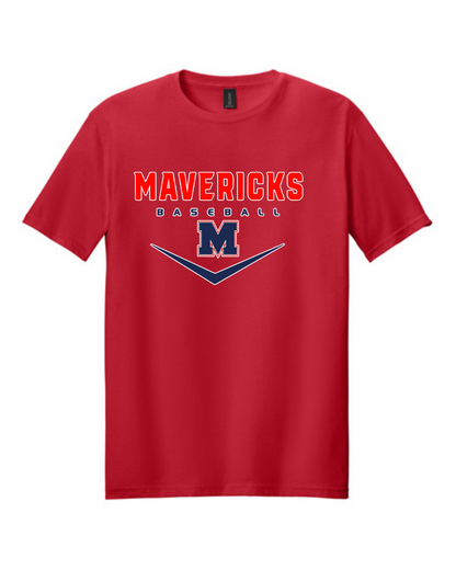 Manvel Baseball- Mavericks Baseball Cotton Tee