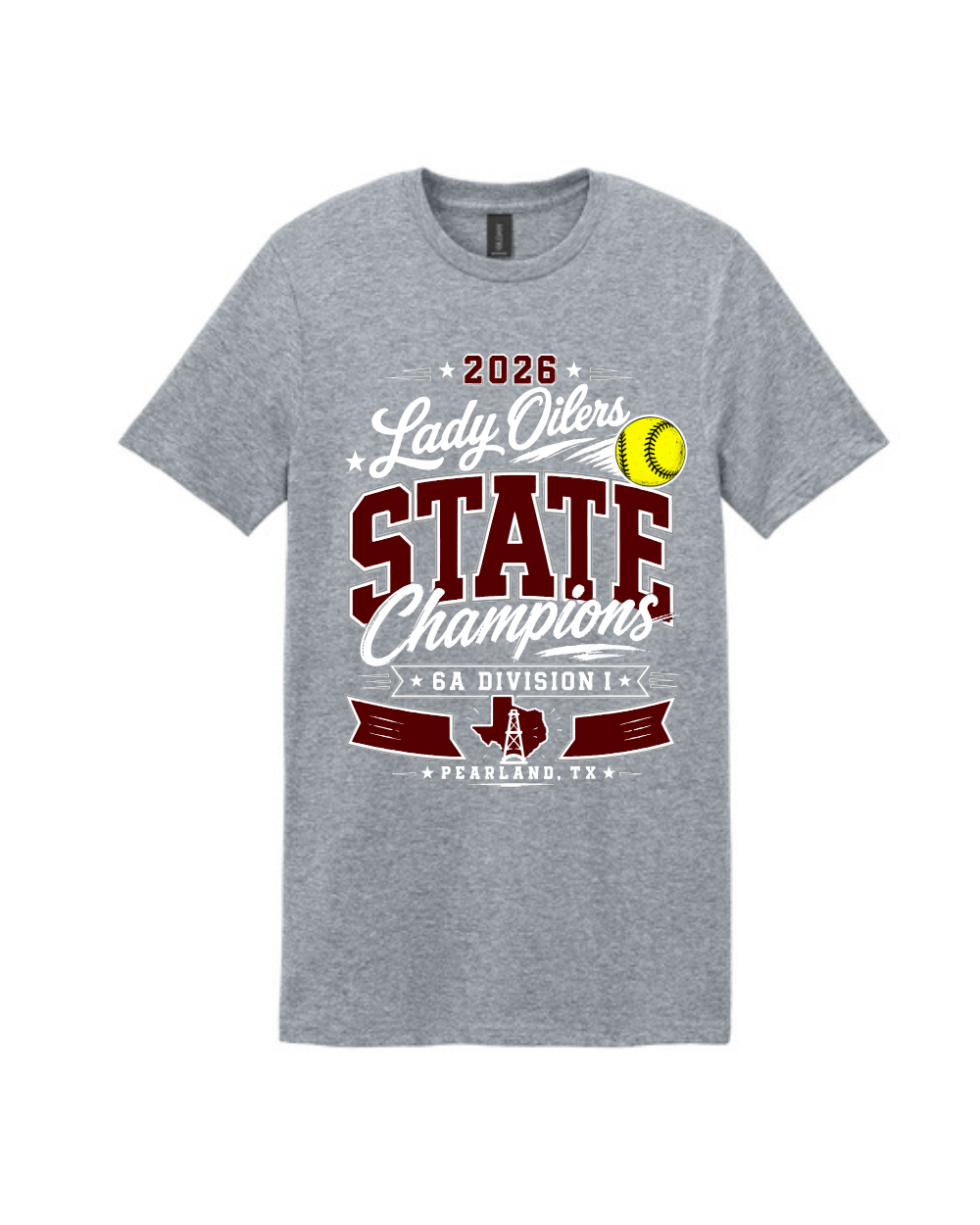PHS Softball-State Champions  Cotton Tee