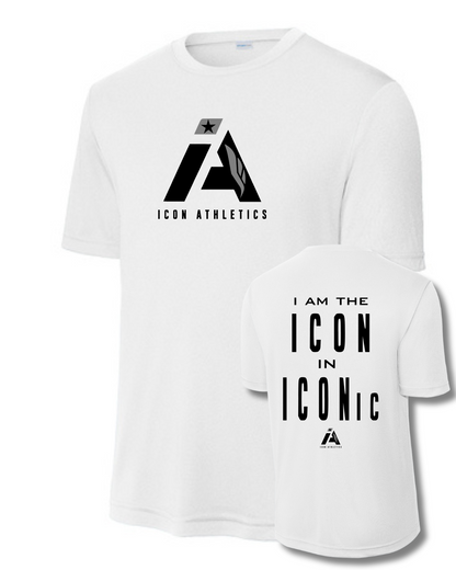 Icon Athletics- Iconic Performance Tee- White