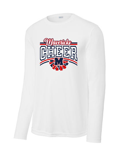 Manvel Cheer -  Maverick Cheer Long Sleeve Performance Tee