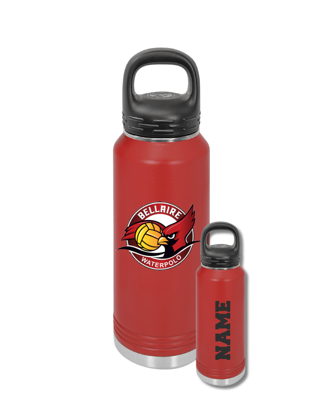 Bellaire- Insulated 30 oz Red Water Bottle