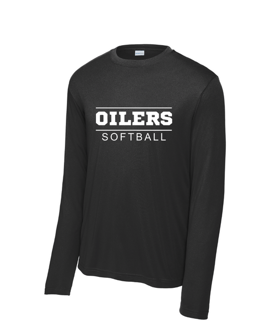 PHS Softball- Oiler Softball Long sleeve Performance Tee