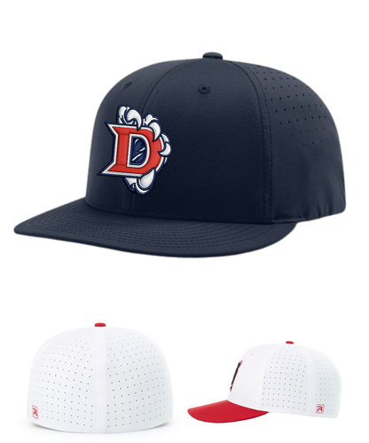 Dawson Football Booster Club- Richardson Performance Fitted Hat -3D Claw Logo