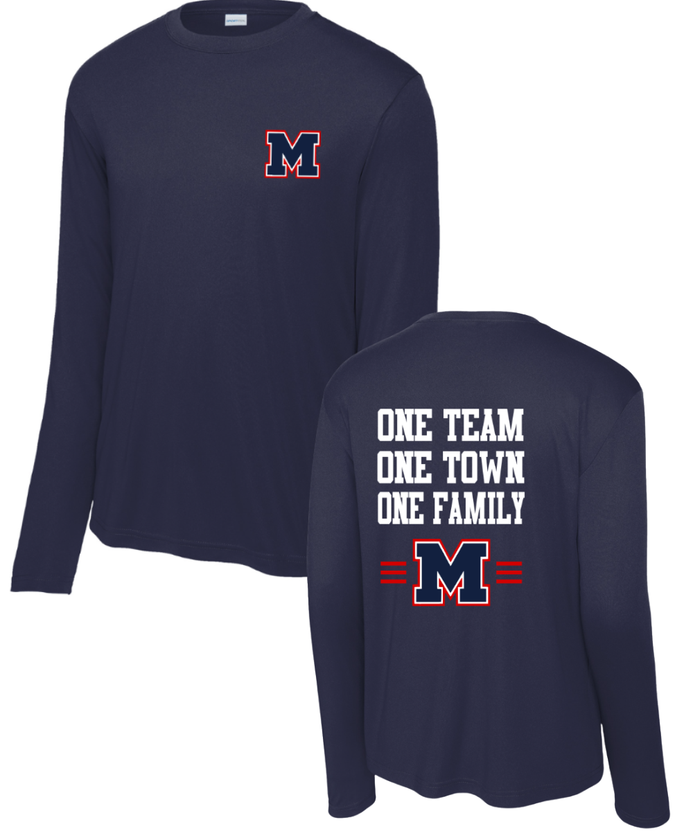 Manvel Baseball - One Team Long Sleeve Performance Tee