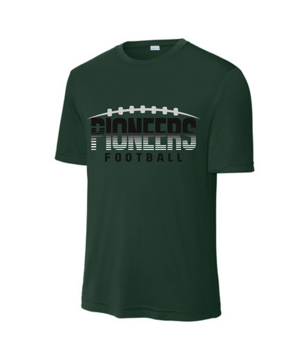 LSA Spiritwear-Striped Gradient Pioneers Football Performance Tee