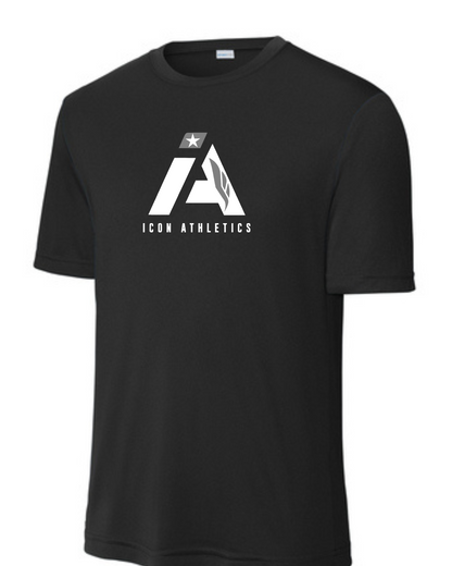 Icon Athletics- Iconic Performance Tee- Black