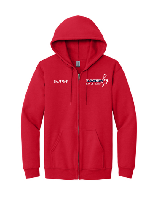 Dawson HS Band - Band Chaperones - Zip Up Hoodie