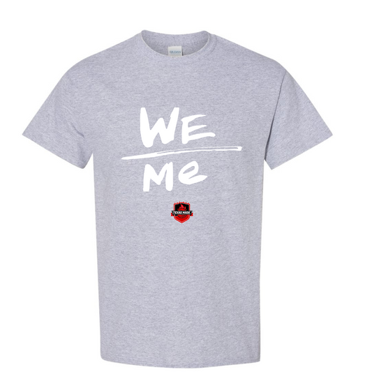 Texas Made - We/Me- Grey Cotton Tee