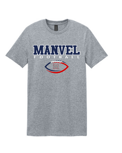 Manvel Football- Manvel Football  Cotton Tee