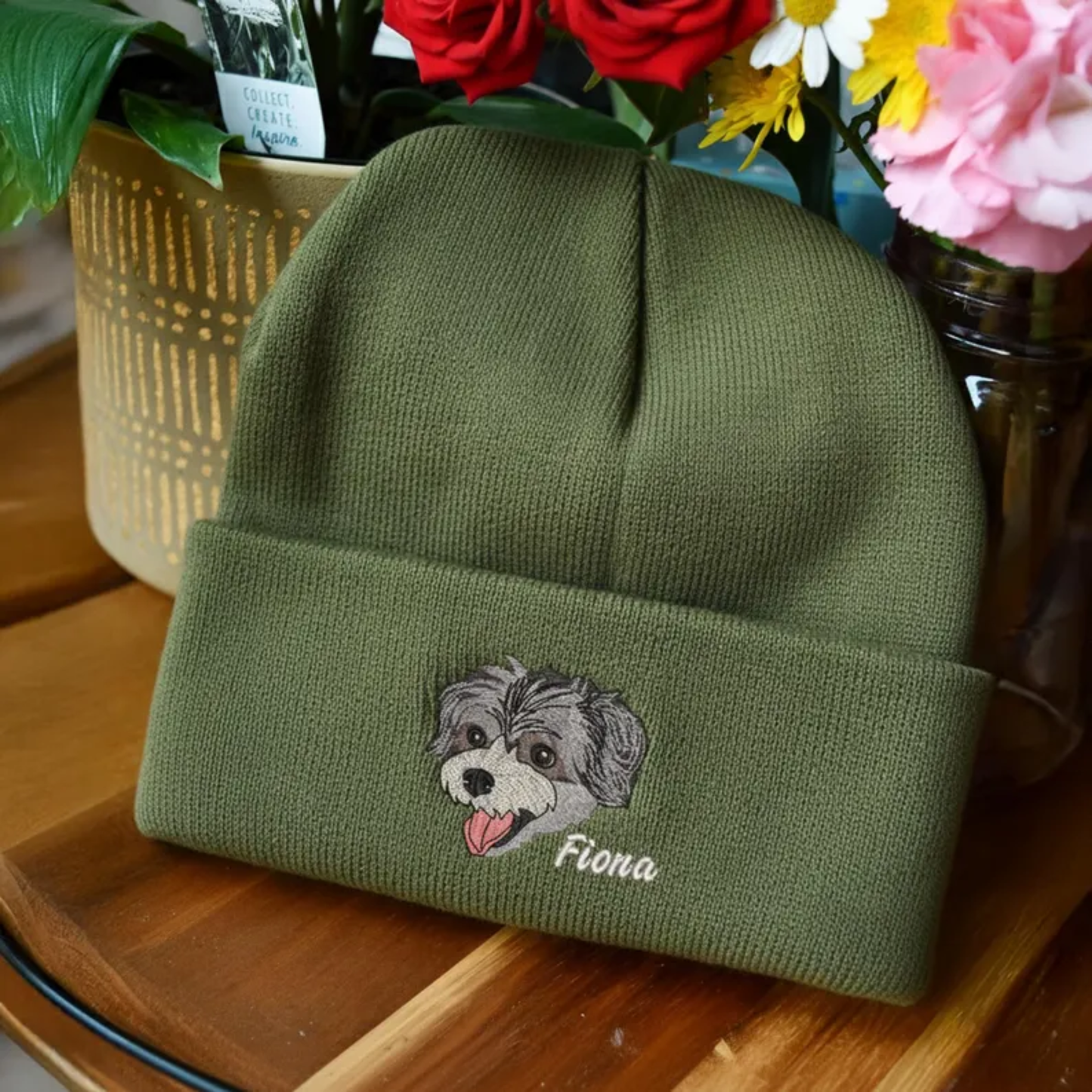 Gift- Embroidered Pet Beanie