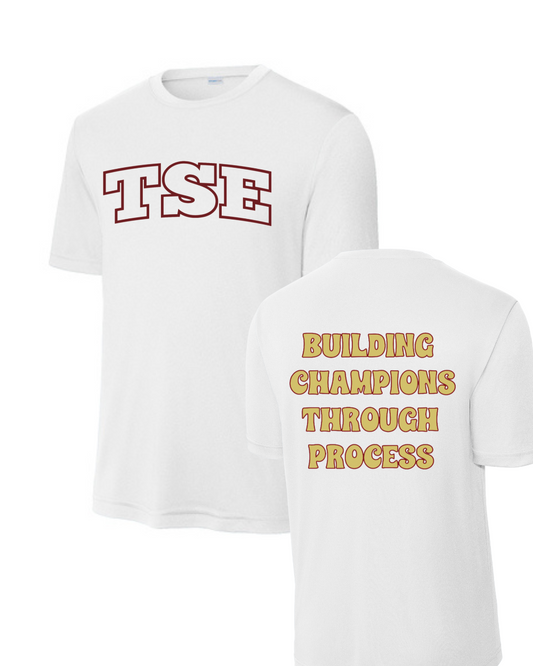 Texas Speed Elite- TSE Performance Tee- White