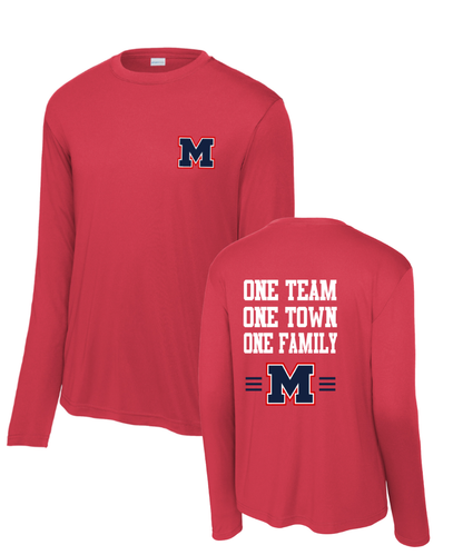 Manvel Volleyball - One Team Long Sleeve Performance Tee