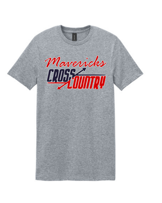 Manvel Cross Country- Mavericks Cross Country Cotton Tee