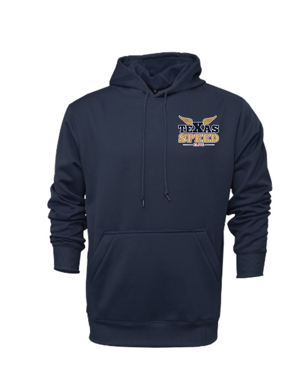 Texas Speed Elite- Performance Hoodie- Navy