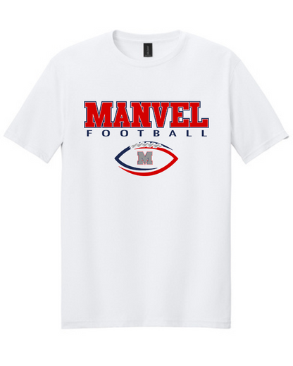Manvel Football- Manvel Football  Cotton Tee