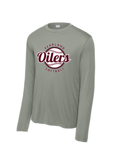 PHS Softball-Pearland Oilers Softball  Long sleeve Performance Tee
