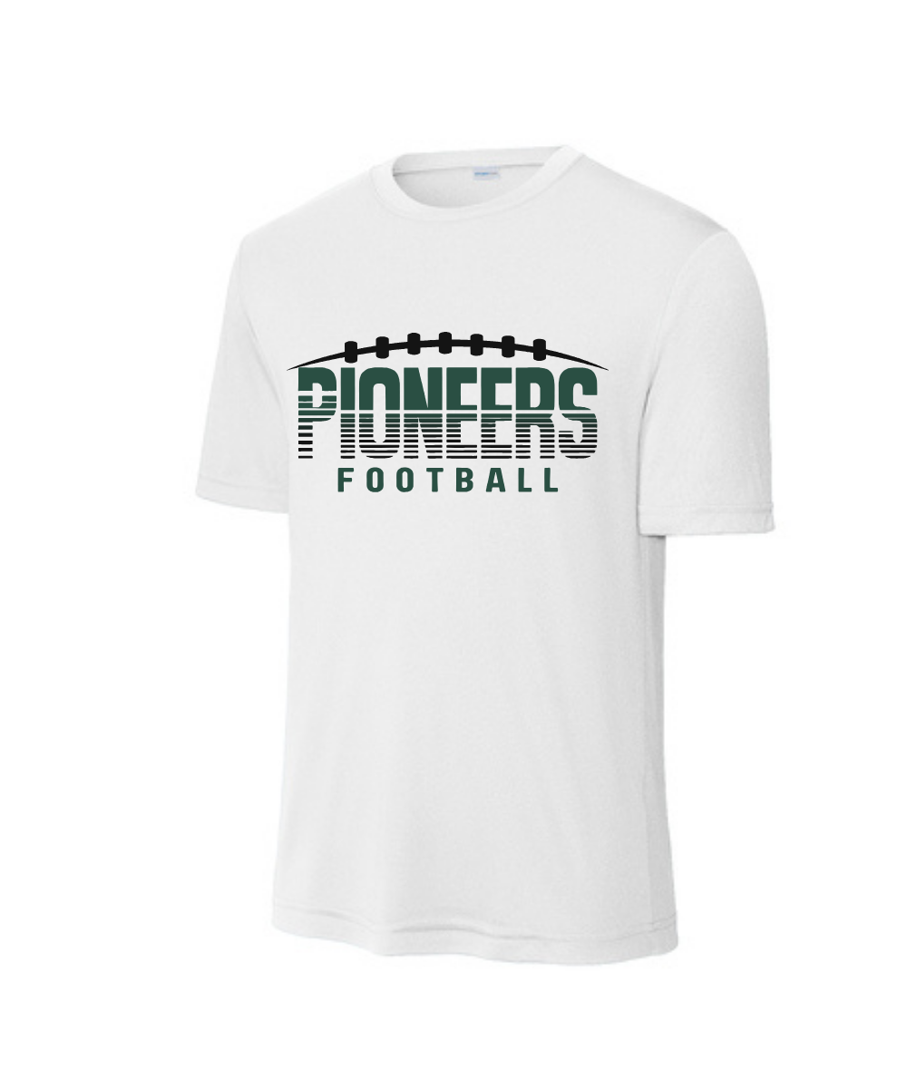 LSA Spiritwear-Striped Gradient Pioneers Football Performance Tee